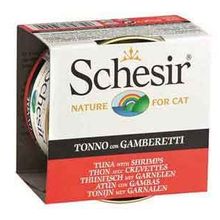 Schesir Ton Balıklı Karidesli 85 gr Yetişkin Kedi Konservesi
