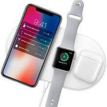 Schitec Air Power 3 in 1 Telefon Saat Airpods Wireless Kablosuz Şarj İstasyonu