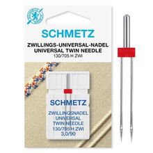 Schmetz 130/705 H ZWI 3.0/90 Ev Tipi Aile Dikiş Makinesi Çiftli Dikiş İğnesi