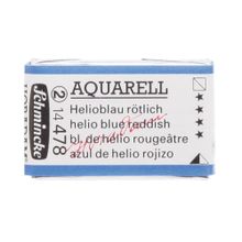 Schmincke 478 Helio Blue Reddish Seri 2 Horadam Aquarell 1/1 Tablet Sulu Boya
