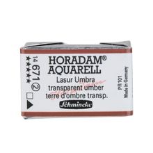 Schmincke 671 Transparent Umber Seri 2 Horadam Aquarell 1/1 Tablet Sulu Boya