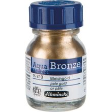 Schmincke 813 Aqua Bronze Yaldız Pigment 20 ML Pale Gold Sulu Boya