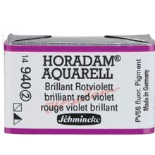 Schmincke 940 Brilliant Red Violet Seri 2 Horadam Aquarell 1/1 Tablet Sulu Boya