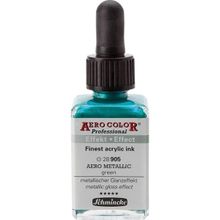 Schmincke Aero Color 905 Metallic Green 28 ML Akrilik Mürekkep