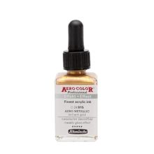 Schmincke Aero Color 915 Metallic Brilliant Gold 28 ML Akrilik Mürekkep