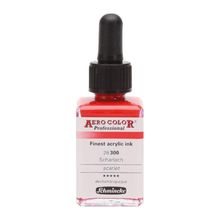 Schmincke Aero Color No:300 Scarlet 28 ML Akrilik Mürekkep