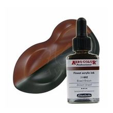 Schmincke Aero Color No:602 Brown Brazil 28 ML Akrilik Mürekkep