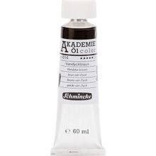 Schmincke Akademie Öl Color No:614 Vandyke Brown Seri 1 60 ml Yağlı Boya