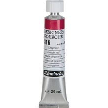 Schmincke HKS Designers' Gouache 316 Madder Red 20 ML Tüp Guaj Boya