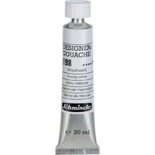 Schmincke HKS Designers' Gouache No:198 Mixing White 20 ML Tüp Guaj Boya