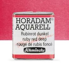 Schmincke Horadam Yarım Tablet Ruby Red Deep Sulu Boya