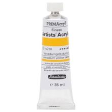 Schmincke Primacryl Artist 210 Vanadium Yellow Deep 35 ml Akrilik Boya