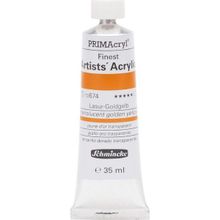 Schmincke Primacryl Artist 674 Translucent Golden Yellow 35 ml Akrilik Boya