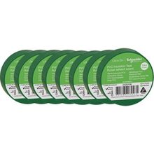 Schneider 2420106 8 Adet 19 mm x 20 m Yeşil İzole Elektrik Bandı