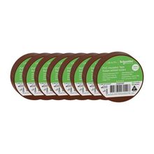 Schneider 2420107 8 Adet 19 mm x 20 m Kahverengi İzole Elektrik Bandı