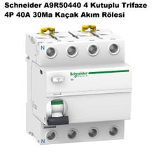 Schneider A9R50440 İıdk Ac Serisi 4x40A 30Ma Ac Kaçak Akım Rölesi