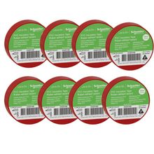 Schneider Electric 2420100-8 20 mt 19 mm 8 Adet Kırmızı PVC İzolasyon Bandı