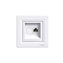 Schneider Electric Beyaz Asfora RJ45 CAT5E Çerçeveli Priz