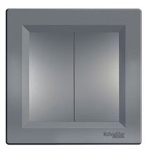 Schneider Electric EPH0300162 Asfora Plus Çelik Çerçeveli İkili Anahtar