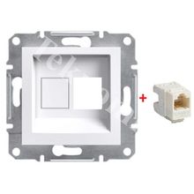 Schneider Electric Eph4770121 Asfora Beyaz Tekli Rj45 Cat6 Utp Data Prizi