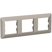 Schneider Electric EPH5805369 Asfora EM Plus Bronz Üçlü Çerçeve