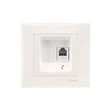 Schneider Electric Sedna Krem RJ11 Telefon Priz