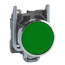 Schneider Electric XB4BA31 Yeşil Sıva Altı Ø22 Yaylı Dönüş 1Na İşaretsiz Buton