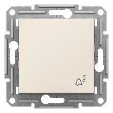Schneider Eph0870123 Asfora Krem Zil İşaretli Çerçevesiz Liht Anahtar