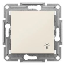 Schneider EPH0970123 Asfora Krem Işık İşaretli Çerçevesiz Light Anahtar