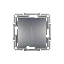 Schneider EPH1100162 Asfora Plus Çerçevesiz Vidasız Çelik Liht Komütatör