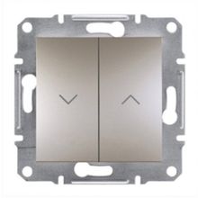 Schneider EPH1300169 Asfora Bronz Jaluzi Liht Anahtarı