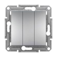 Schneider EPH2100161 Asfora Plus Alüminyum Üçlü Anahtar