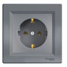 Schneider EPH2900162 Çerçeveli Asfora Plus Çelik Topraklı Priz