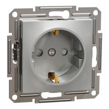 Schneider EPH2900261 Alüminyum Çerçevesiz Vidalı Çocuk Korumalı Topraklı Priz