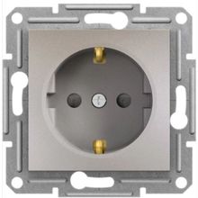 Schneider EPH3100369 Asfora Bronz IP44 Çocuk Korumalı Kapaklı Topraklı Priz