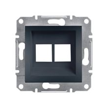 Schneider EPH4400171-02 Asfora 2'li Antrasit RJ45 Priz