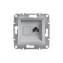 Schneider EPH4700161 Asfora Alüminyum Rj45 Tek Çıkışlı Telefon Prizi