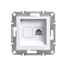 Schneider EPH4770121 Asfora Beyaz Çerçevesiz 1xRJ45 Cat6 Upt