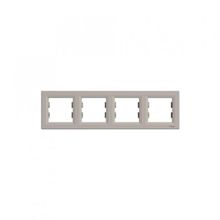 Schneider EPH5800469 Asfora Bronz 4'lü Yatay Çerçeve