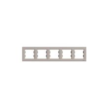 Schneider EPH5800569 Electric Asfora Bronz Beşli Yatay Çerçeve
