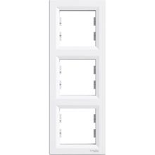 Schneider EPH5810321 Asfora Beyaz Dikey Üçlü Çerçeve