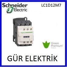 Schneider LC1-D12M7 220VAC 5.5kW 1NA+1NK Kontaktör