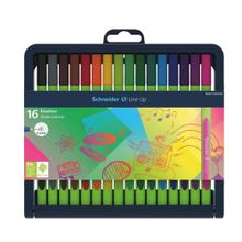 Schneider Link-It Bio-Plastik 0.4 mm 16 Renk Tam Boy Fineliner