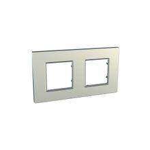 Schneider MGU6.704.57 Unica Quadro Titanyum 2'li Anahtar Priz Çerçevesi
