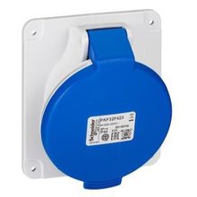 Schneider PKF32f423 3x32A Monofaze 2P-T Ip44 Vidalı Eğik Makine Prizi