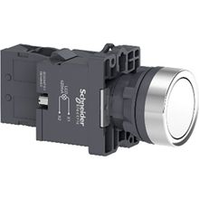 Schneider XA2-EW31M1 220VAC-DC Işıklı Yaylı Beyaz Buton