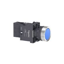 Schneider XA2-EW36M1 220VAC-DC Işıklı Yaylı Mavi Buton