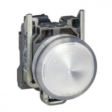 Schneider XB4-BV61 Beyaz Metal Sinyal Lambası