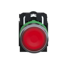 Schneider XB4-BW34B5 Korumalı Ledli Işıklı Kırmızı Buton