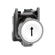 Schneider XB4BA3341 22 mm 1NA Yaylı Dönüşlü Beyaz Yukarı Ok İşaretli Buton